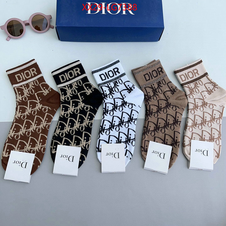 Sock-Dior best luxury replica ID: LG7388 $: 29USD