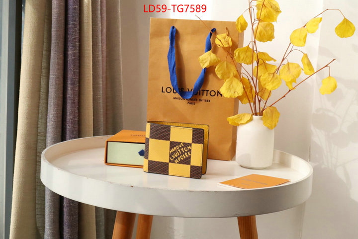 LV Bags(TOP)-Wallet replica how can you ID: TG7589 $: 59USD,