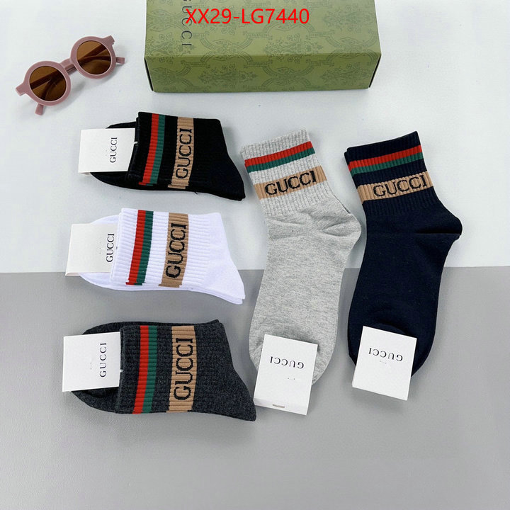 Sock-Gucci high ID: LG7440 $: 29USD