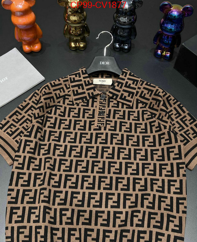 Clothing-Fendi counter quality ID: CV1877 $: 99USD