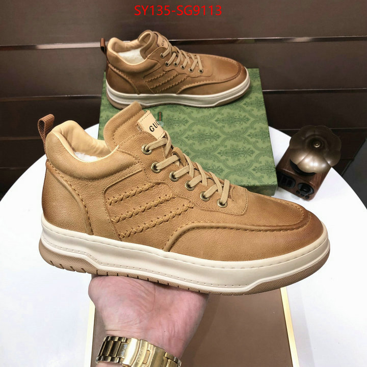 Men Shoes-Gucci designer wholesale replica ID: SG9113 $: 135USD