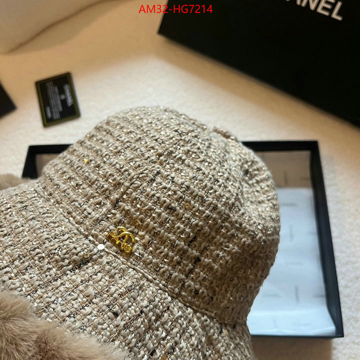 Cap (Hat)-Chanel where could you find a great quality designer ID: HG7214 $: 32USD