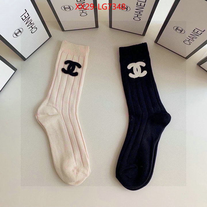 Sock-Chanel good ID: LG7348 $: 29USD