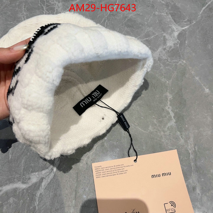 Cap(Hat)-Miu Miu cheap online best designer ID: HG7643 $: 29USD