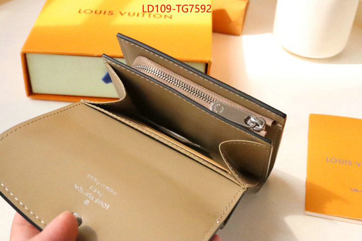 LV Bags(TOP)-Wallet fake cheap best online ID: TG7592 $: 109USD,