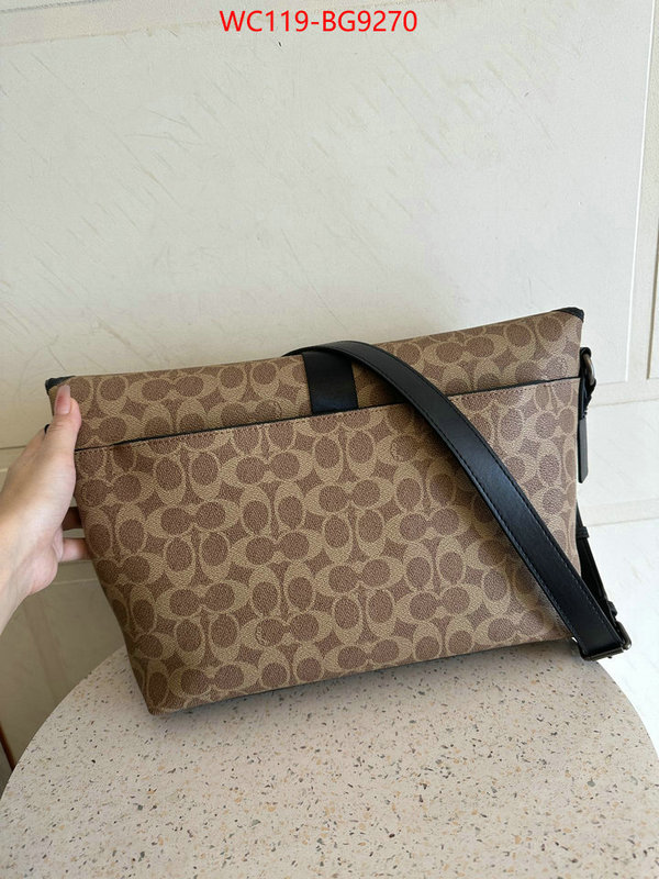 Coach Bags(4A)-Diagonal fake high quality ID: BG9270 $: 119USD,