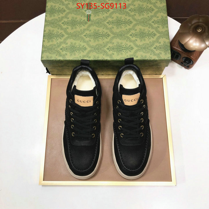 Men Shoes-Gucci designer wholesale replica ID: SG9113 $: 135USD