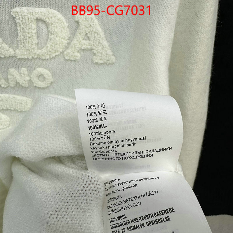 Clothing-Prada what best replica sellers ID: CG7031 $: 95USD