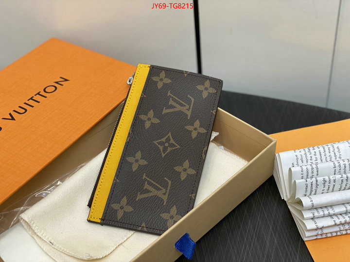 LV Bags(TOP)-Wallet wholesale replica ID: TG8215 $: 69USD