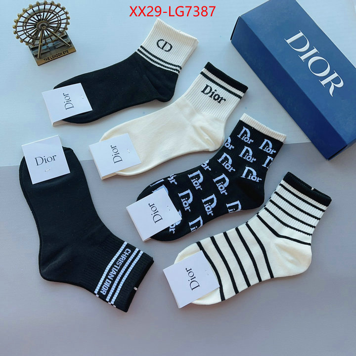 Sock-Dior best quality designer ID: LG7387 $: 29USD