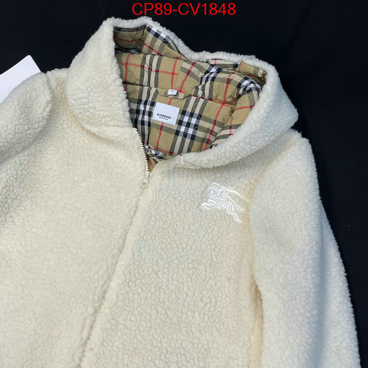 Clothing-Burberry customize the best replica ID: CV1848 $: 89USD