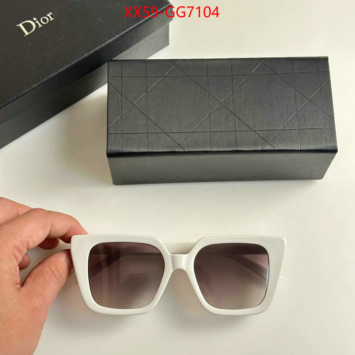 Glasses-Dior 2023 replica wholesale cheap sales online ID: GG7104 $: 59USD