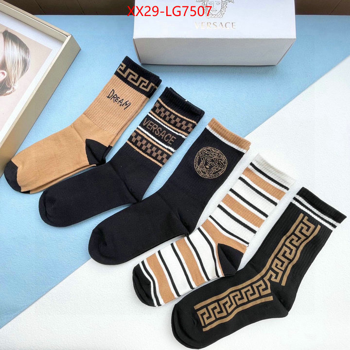 Sock-Versace can i buy replica ID: LG7507 $: 29USD