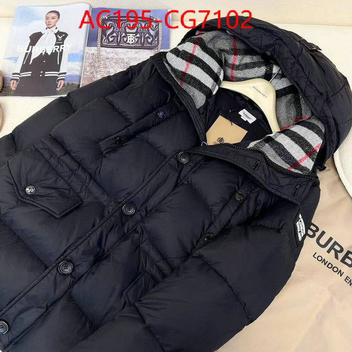 Down jacket Men-Burberry practical and versatile replica designer ID: CG7102 $: 195USD