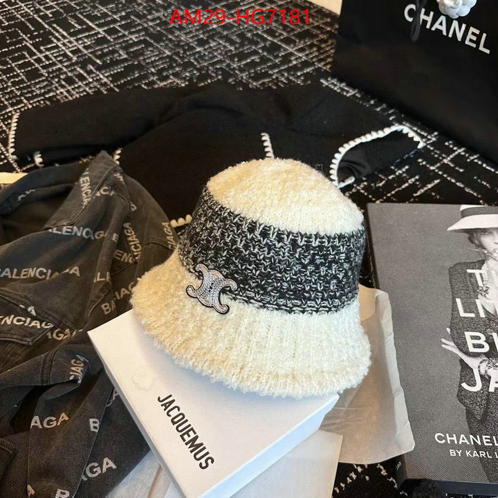 Cap(Hat)-Celine where to buy high quality ID: HG7181 $: 29USD