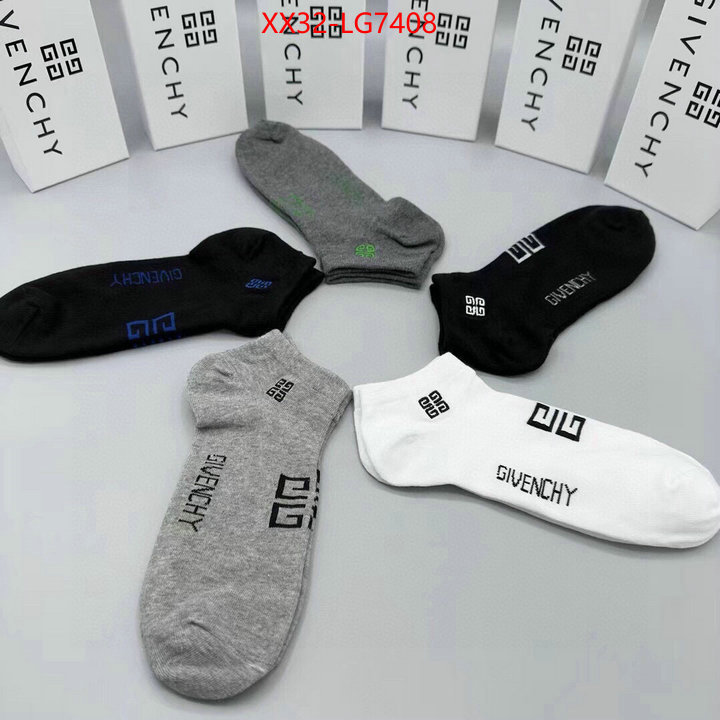 Sock-Givenchy what is top quality replica ID: LG7408 $: 32USD
