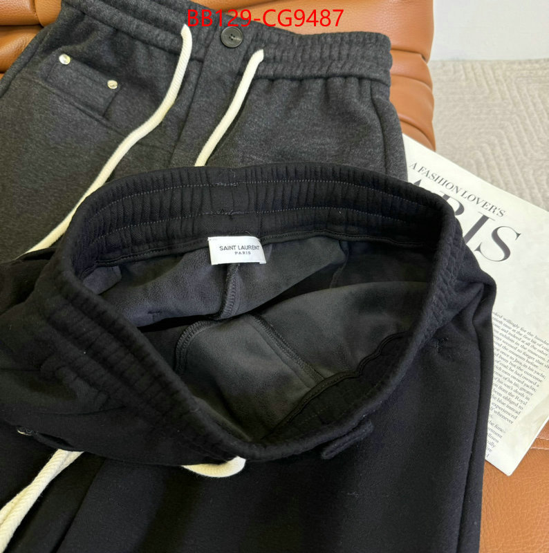 Clothing-YSL 2023 replica wholesale cheap sales online ID: CG9487 $: 129USD