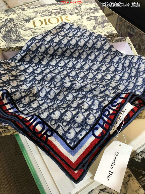 Scarf-Dior the highest quality fake ID: MG7726 $: 79USD