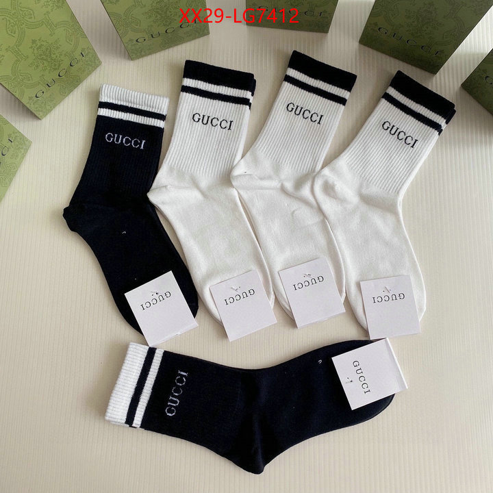 Sock-Gucci 2023 perfect replica designer ID: LG7412 $: 29USD