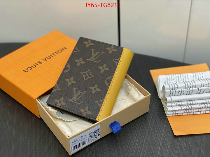 LV Bags(TOP)-Wallet what best replica sellers ID: TG8213 $: 65USD