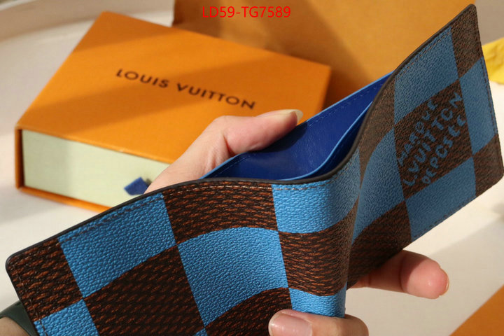 LV Bags(TOP)-Wallet replica how can you ID: TG7589 $: 59USD,