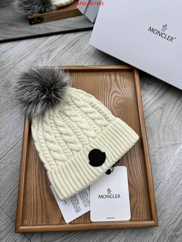 Cap(Hat)-Moncler fashion replica ID: HG7665 $: 42USD