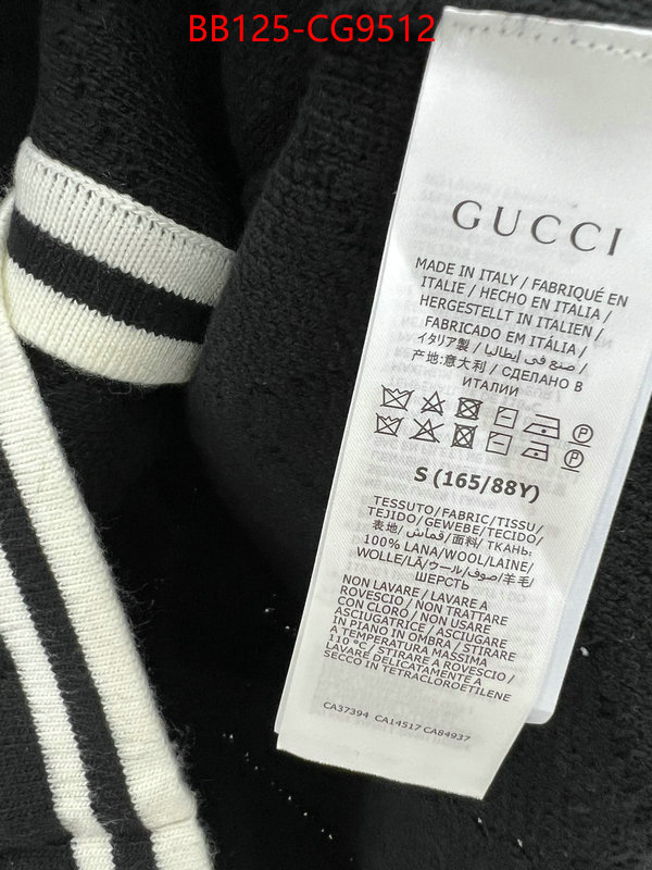 Clothing-Gucci for sale cheap now ID: CG9512 $: 125USD