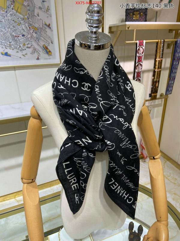 Scarf-Chanel buy cheap ID: MG7707 $: 75USD