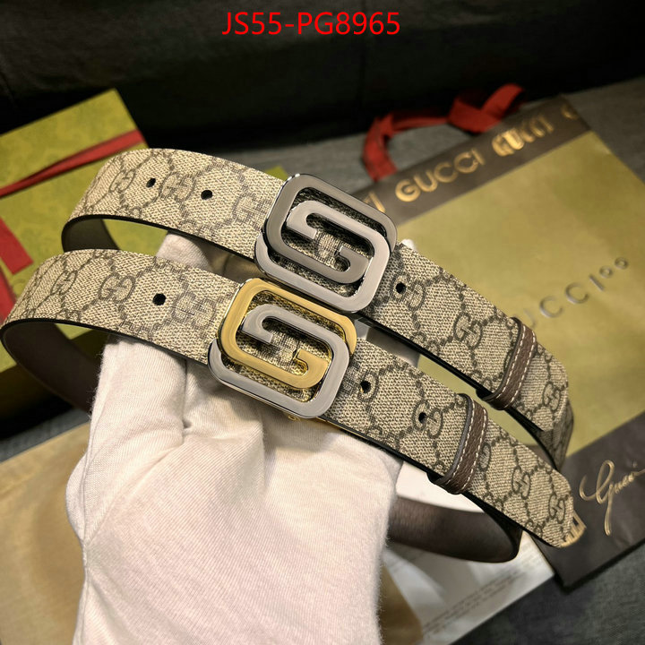 Belts-Gucci counter quality ID: PG8965 $: 55USD