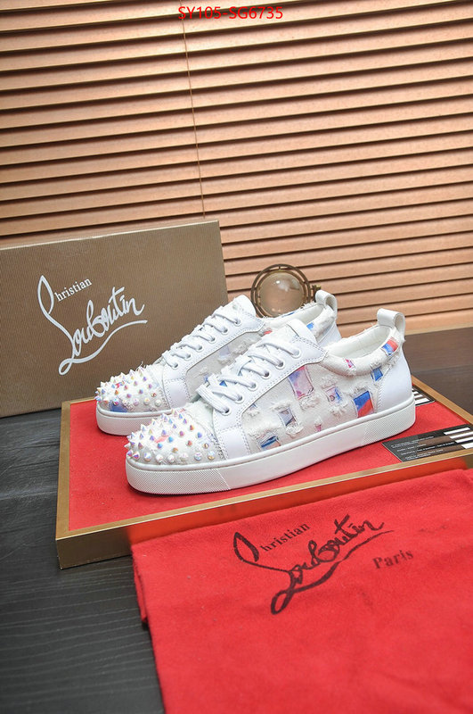 Men Shoes-Christian Louboutin 1:1 replica ID: SG6735 $: 105USD