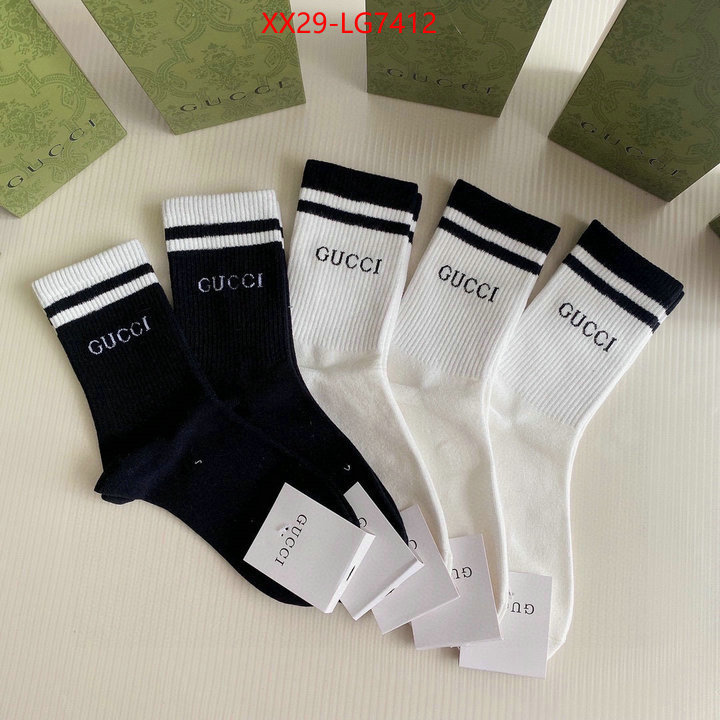 Sock-Gucci 2023 perfect replica designer ID: LG7412 $: 29USD