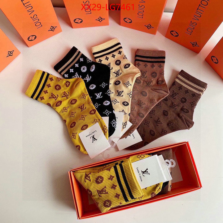 Sock-LV new designer replica ID: LG7461 $: 29USD