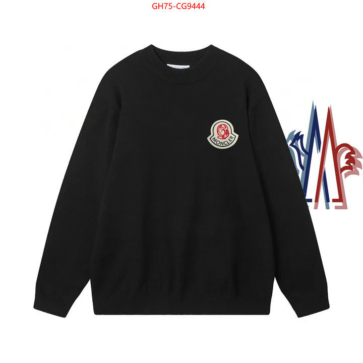 Clothing-Moncler luxury cheap ID: CG9444 $: 75USD