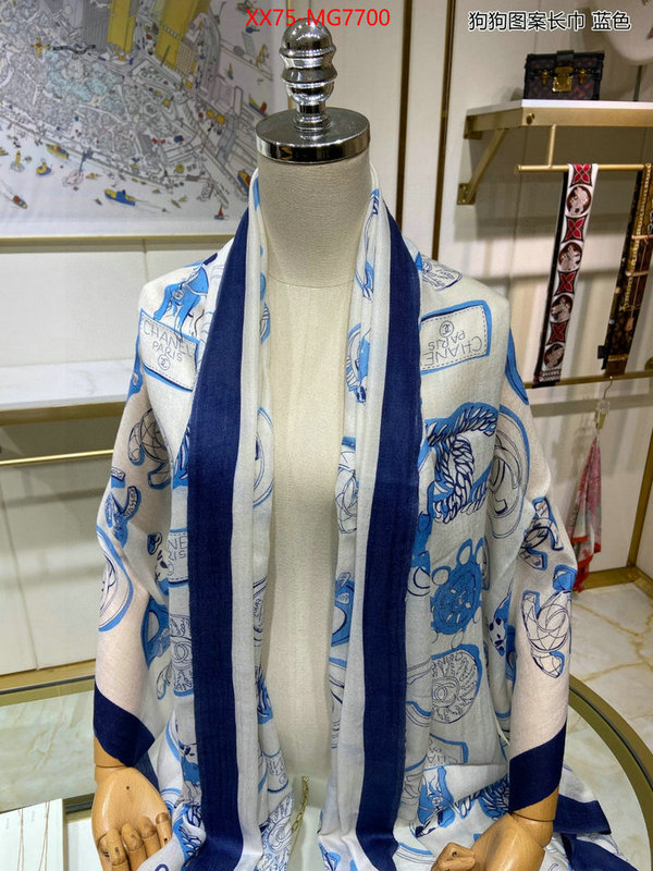 Scarf-Chanel wholesale sale ID: MG7700 $: 75USD