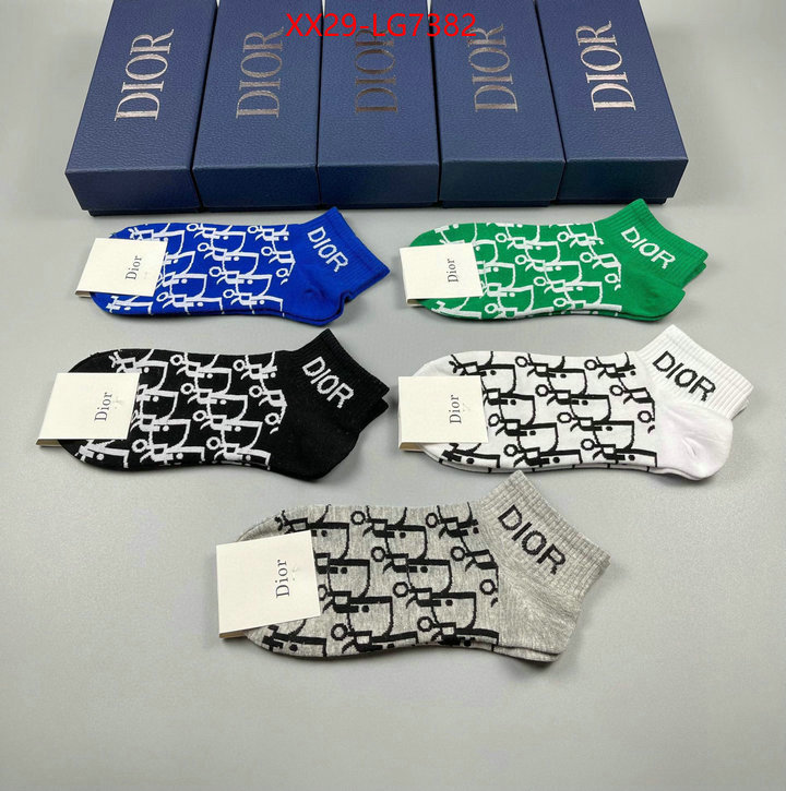 Sock-Dior fake cheap best online ID: LG7382 $: 29USD