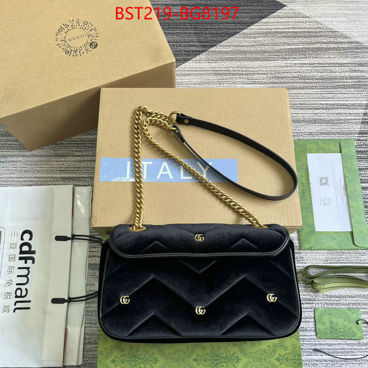 Gucci Bags(TOP)-Marmont designer fashion replica ID: BG8197