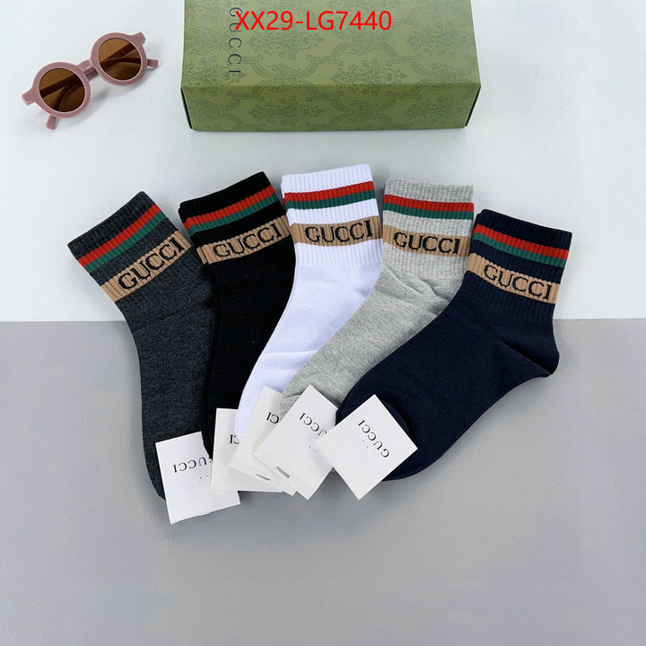 Sock-Gucci high ID: LG7440 $: 29USD