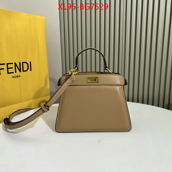 Fendi Bags(4A)-Peekaboo brand designer replica ID: BG7529 $: 95USD,