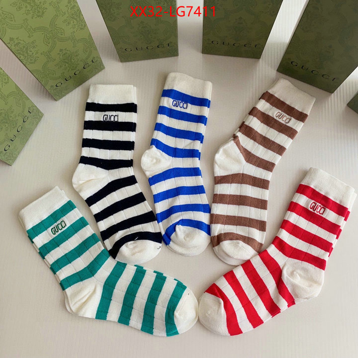 Sock-Gucci from china 2023 ID: LG7411 $: 32USD