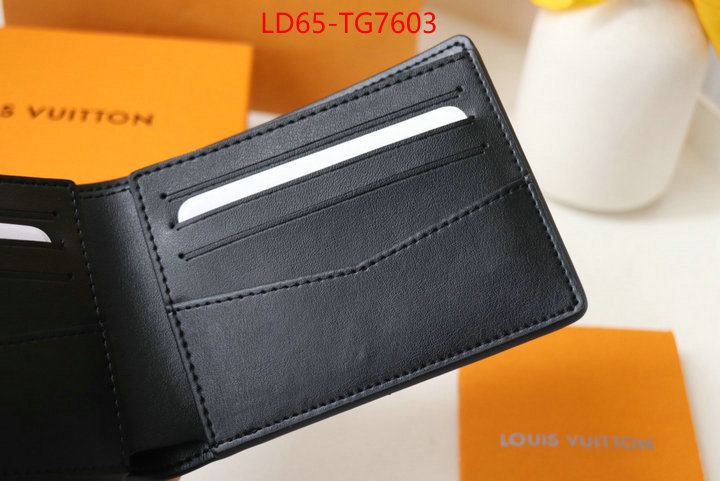 LV Bags(TOP)-Wallet perfect replica ID: TG7603 $: 65USD,