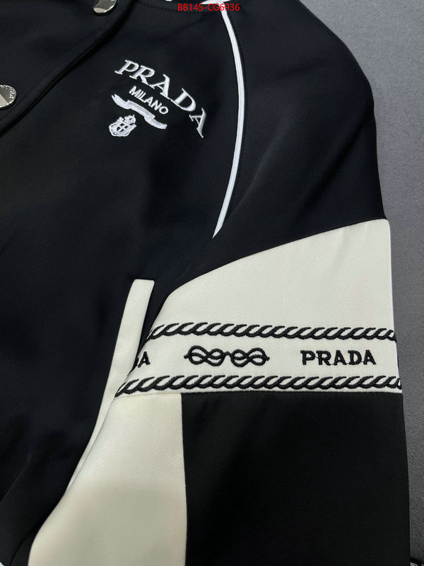 Clothing-Prada hot sale ID: CG6936 $: 145USD