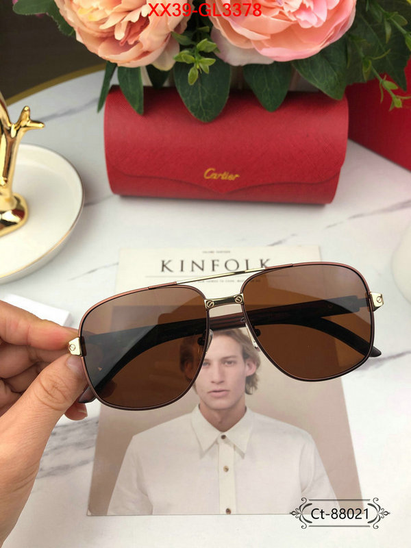 Glasses-Cartier customize best quality replica ID: GL3378 $: 39USD