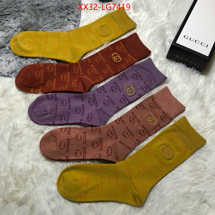 Sock-Gucci replicas buy special ID: LG7419 $: 32USD