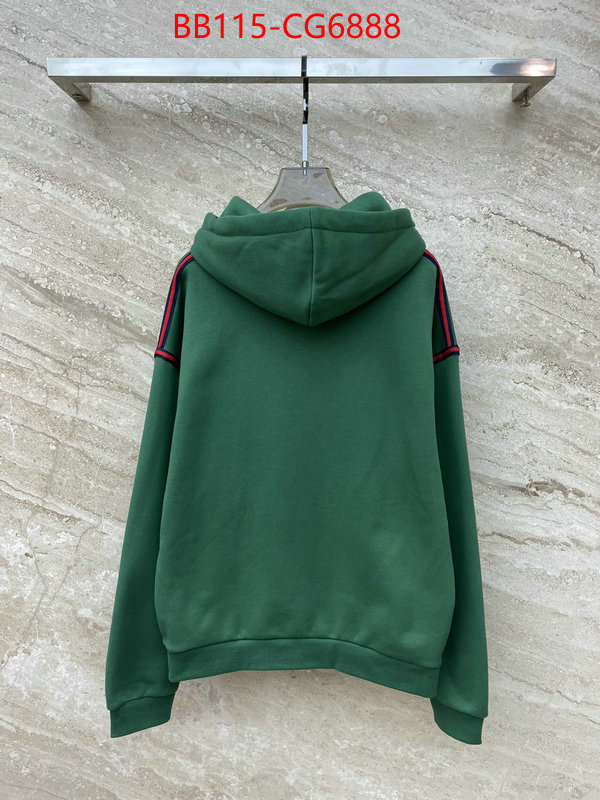 Clothing-Gucci designer replica ID: CG6888 $: 115USD