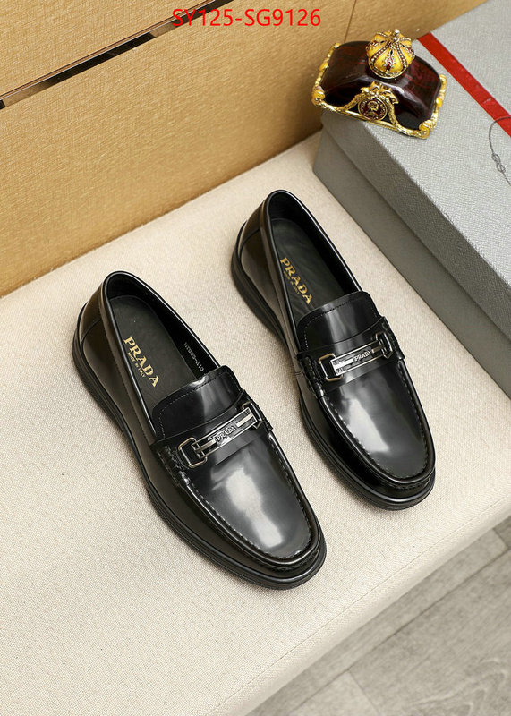 Men shoes-Prada replica aaaaa designer ID: SG9126 $: 125USD