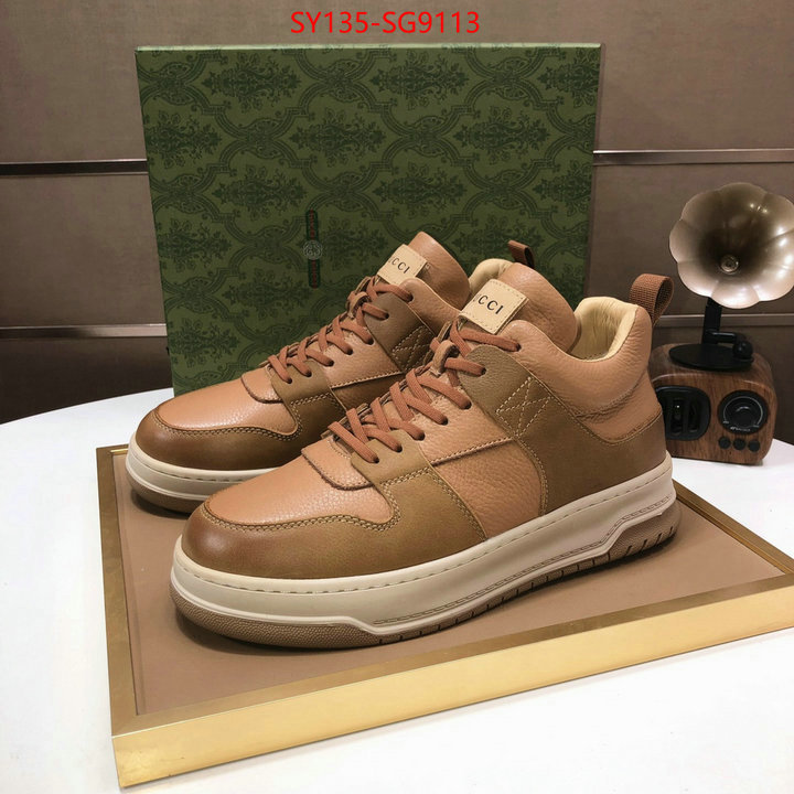 Men Shoes-Gucci designer wholesale replica ID: SG9113 $: 135USD