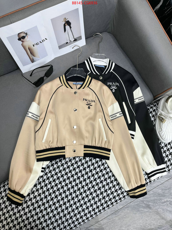 Clothing-Prada hot sale ID: CG6936 $: 145USD