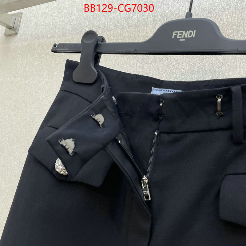 Clothing-Prada designer replica ID: CG7030 $: 129USD