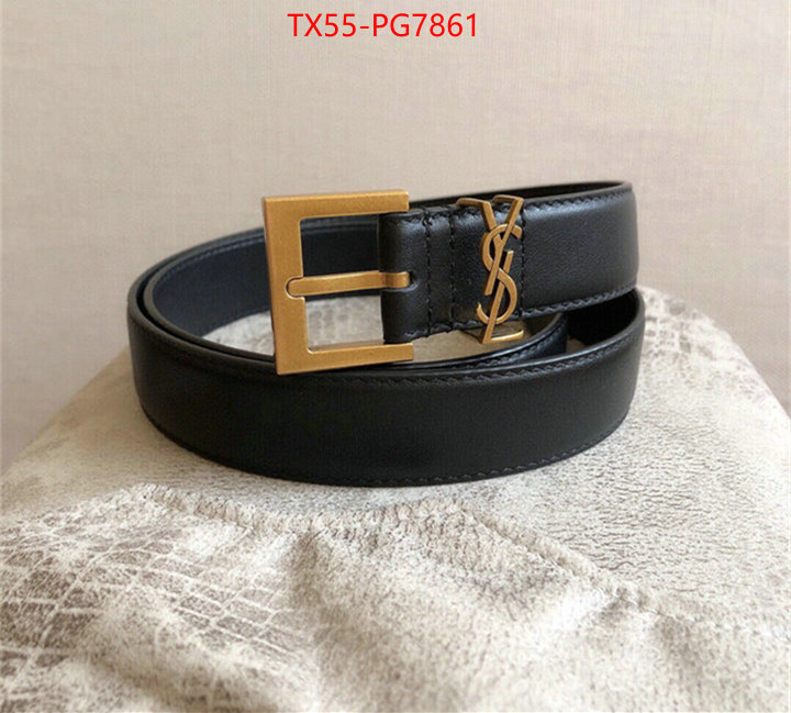 Belts-YSL buy high quality cheap hot replica ID: PG7861 $: 55USD