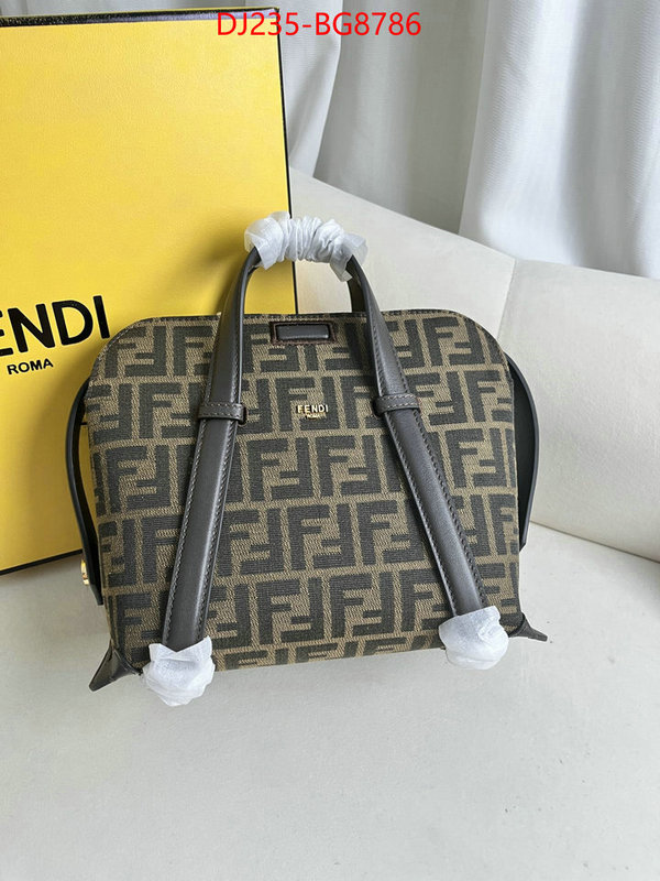 Fendi Bags(TOP)-Boston- quality replica ID: BG8786 $: 235USD,